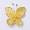 Polyester Butterfly Decoration DIY-WH0018-03J-2