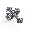 Retro 304 Stainless Steel Slide Charms/Slider Beads STAS-L243-019AS-1