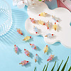20Pcs 4 Styles Glass Ice Cream Pendants PALLOY-TAC0242-03-5