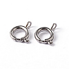 Tarnish Resistant 304 Stainless Steel Smooth Surface Spring Ring Clasps LS-STAS-D149-03-1