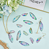 5 Sets 5 Colors Epoxy Resin Pendants RESI-SC0006-20-3