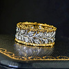 Brass Micro Pave Clear Cubic Zirconia Finger Rings FS-WG88BF1-05-4