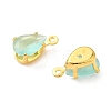 Brass Micro Pave Cubic Zirconia Charms KK-S336-02G-B-2