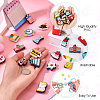 17Pcs 17 Styles School Supplies PVC Plastic Beads KY-TA0001-46-5