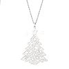 Non-Tarnish 201 Stainless Steel Pendants Necklace NJEW-JN04864-4