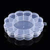 Flower Plastic Bead Storage Containers CON-Q023-21-2