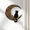Cat and Moon Wood Wall Decoration PW-WG32354-03-2