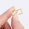 4Pcs Brass Spring Gate Rings FIND-BBC0005-03G-7