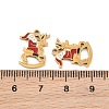 304 Stainless Steel Enamel Pendants SA-CBA85C0-01B-G-3