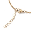 Ion Plating(IP) 304 Stainless Steel Cable Chain Bracelet for Men Women STAS-B039-04G-3