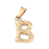 304 Stainless Steel Pendants STAS-F235-01G-B-1