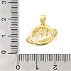 Rack Plating Brass Micro Pave Cubic Zirconia Pendants KK-S396-71G-3