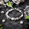 Rack Plating Brass Cubic Zirconia Beads ZIRC-NB0001-01P-2