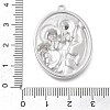 304 Stainless Steel Pendants STAS-Z121-01P-02-3