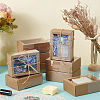Kraft Paper Cardboard Gift Drawer Boxes CON-WH0085-129A-4