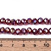 Electroplate Glass Bead Strands LS-EGLA-J047-6x4mm-AB07-4