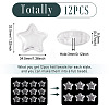 12Pcs Transparent Acrylic Beads TACR-TA0001-77A-6