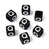Initial Acrylic Horizontal Hole Beads OACR-ZX006-35Q-1