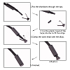Alloy Aglets for Shoelaces PALLOY-PH0013-40-WH-4
