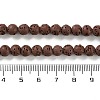 Synthetic Lava Rock Dyed Beads Strands G-H311-08A-02-5