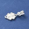 925 Sterling Silver Clover European Dangle Charms STER-H115-09S-2