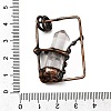 Natural Quartz Crystal Nuggets Pendants G-B149-05R-02-3