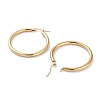 Ring 304 Stainless Steel Hoop Earrings for Women Men EJEW-B049-01D-G-2