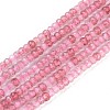 Natural Strawberry Quartz Beads Strands G-R475-007-1