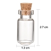 Glass Jar Bead Containers LS-CON-Q017-3