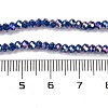 Baking Electroplate Glass Beads Strands DGLA-A039-J4mm-B04-4