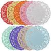 180Pcs 9 Colors Lace Paper Greaseproof Wrap Tissue AJEW-CN0004-29-1