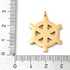 304 Stainless Steel Pendants LS-STAS-Z120-01F-G-3