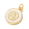 Brass Pendants KK-CBA0009-11G-B-2