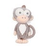 Animal Theme Flocking Silicone Pendants SIL-C012-03H-1