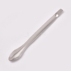 304 Stainless Steel Long Micro Spoon Spatula AJEW-WH0105-46A-1
