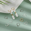 12Pcs 3 Colors 201 Stainless Steel Huggie Hoop Earring Findings STAS-UN0057-49-2