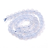 Grade A Natural Blue Lace Agate Beads Strands G-F222-29-8mm-1-3