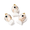 Handmade Lampwork Pendants LAMP-A007-01G-04-03-1