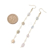 Handmade Natural Morganite Beaded Chains Earring & Necklaces Sets SJEW-JS01342-01-7