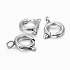 Non-Tarnish 304 Stainless Steel Smooth Surface Spring Ring Clasps LS-X-STAS-H396-C-02P-2