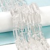 Natural Quartz Crystal Beads Strands LS-G-M403-B17-3