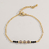 Bohemian Style Natrual Smoky Quartz Beads Link Bracelets NZ3920-7-1