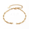 304 Stainless Steel Mariner Link Chains Bracelet Makings AJEW-JB00887-1