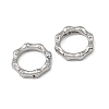 SHEGRACE Brass Spring Gate Ring XGRQ58042-757P-2