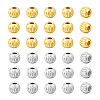 30Pcs 2 Colors 925 Sterling Silver Spacer Beads STER-PH0003-86-1