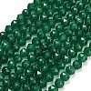 Natural Green Chalcedony Beads Strands GG-NH0004-D01-2