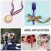 Flat Striped Grosgrain Polyester Ribbons EC-WH0003-13-B06-7