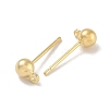 Brass Studs Earring Findings KK-H503-29G-03-2