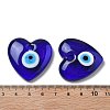 Handmade Evil Eye Lampwork Pendants LAMP-F035-11A-3