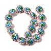 Baking Paint Glass Enamel Beads LAMP-K039-34J-2